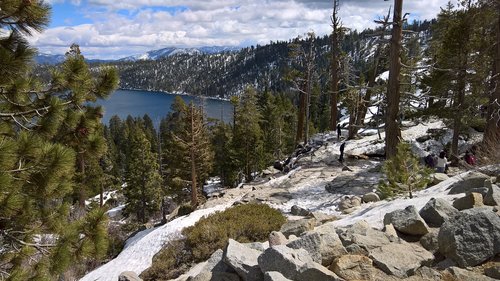 Pobūdį,  Sniegas,  Kalnų,  Kraštovaizdis,  Medis,  Lake Tahoe