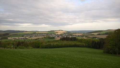 Pobūdį,  Panorama,  Kraštovaizdis,  Žolė,  Dangus,  Remblinghausen,  Sauerland