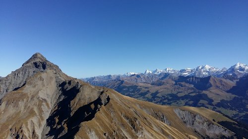 Pobūdį,  Kalnų,  Dangus,  Kalnų Viršūnių Susitikimas,  Panorama