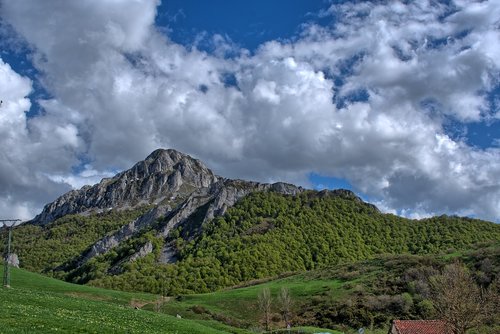 Pobūdį,  Dangus,  Kalnų Kraštovaizdis,  Montaña Palentina,  Ispanija,  Debesys