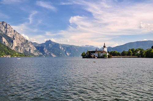 Pobūdį,  Kraštovaizdis,  Ežeras,  Seascape,  Seeschloss