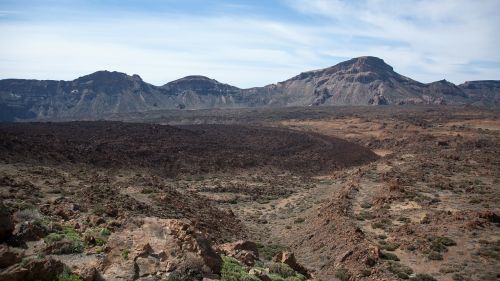 Gamta, Vulkanas, Pico Del Teide, Lavos Srautas, Šaltas, Tenerifė