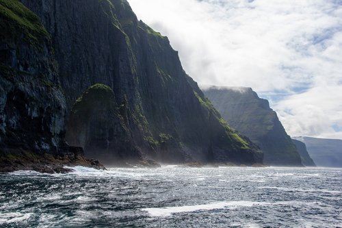 Pobūdį,  Farerų Salos,  Jūra,  Uolos