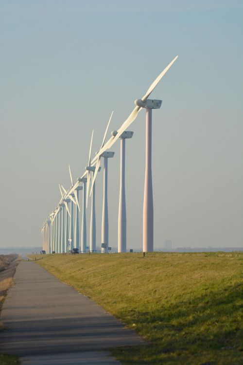 Gamta, Vėjo Malūnai, Nyderlandai, Vėjo Energija, Vaizdas, Dagtai, Žalioji Energija, Alternatyvi Energija, Vėjo Jėgainių Parkas