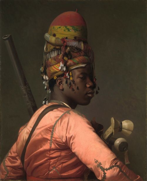 Negress, Juoda, Moteris, Juodas Basi Bazukas, Dažymas, Tapyba Aliejiniais Dažais, Jean Léon Gérôme, 1869