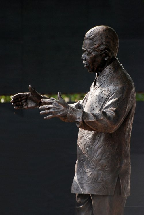Nelsonas Mandela, Statula, Bronza, Londonas, Paminklas, Parlamento Aikštė