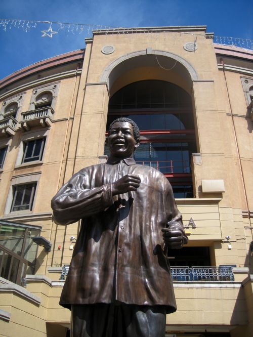 Statula,  Menas,  Valstybės Vadovas,  Prezidentas,  Madibas,  Nelsono Mandelės Statula