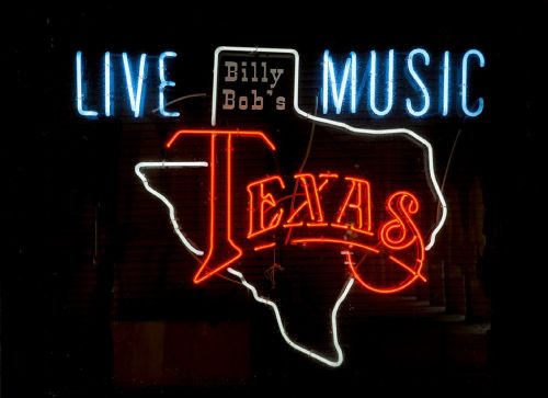 Neoninis Ženklas,  Billy Bob,  Fortas Vertas,  Texas,  Sandėliuose,  Žinomas,  Kaubojus,  Orientyras,  Muzika,  Gyventi,  Šalies Ir Vakarietiškumo,  Naktinis Klubas