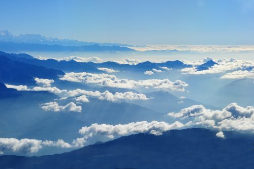 Nepalas, Himalajiečių, Kelionė, Aerofoto