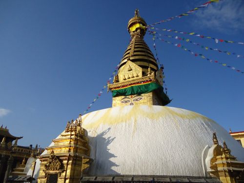 Nepalas, Šventykla, Budos Akys, Buda