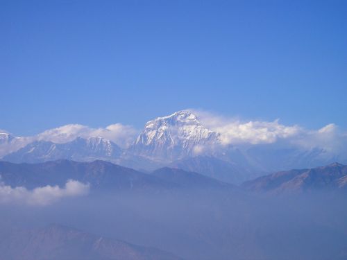 Nepalas, Himalajus, Kalnai, Dhaulagiri, Pietų Siena