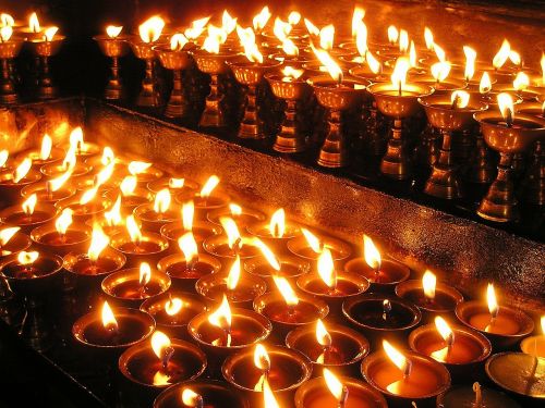 Nepalas, Žvakės, Maldos Šviesa, Šventas, Melstis, Budizmas