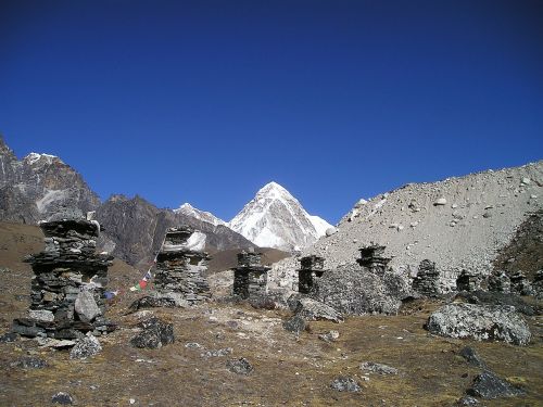 Nepalas, Pumori, Everest, Paminklai, Dankmal, Himalajus