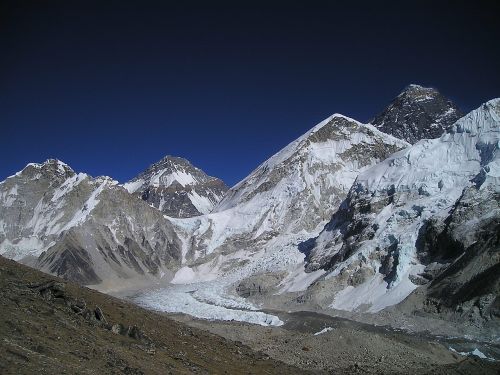 Nepalas, Himalajus, Kalnas, Everest, Kalnai, Vakarų, Cwm