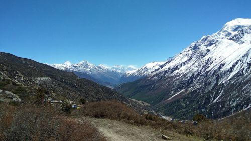 Nepalo Kalnas, Kalnas, Nepalo Kraštovaizdis, Nepalas, Gražus Kalnas