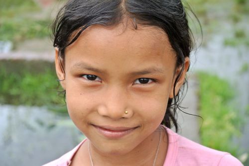 Nepalese, Vaikas, Mergaitė, Portretas, Jaunas, Veidas, Žmonės, Asian, Mielas, Asmuo, Nepali, Vaikystę, Mielas