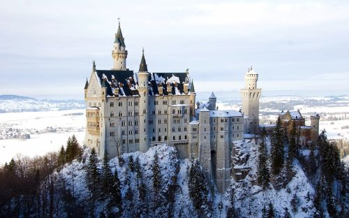 Neuschwanstein,  Pilis,  Bavarija,  Tvirtovė,  Schloss,  Peizažas,  Disney,  Kraštovaizdis,  Kalnas,  Europa,  Vokietija,  Viduramžių,  Ludwig,  Karalius