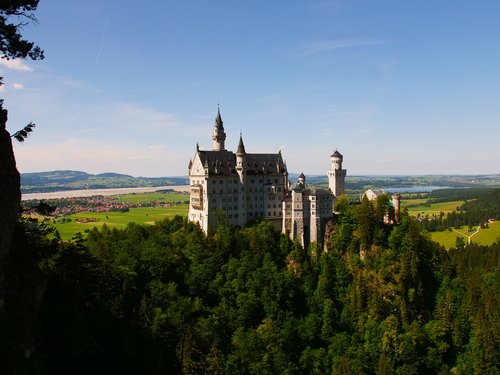 Neuschwanstein Pilis,  Neuschwanstein Schloss,  Schwangau,  Bavarija,  Architektūra,  Struktūros,  Atrakcija,  Kelionė,  Žymus Objektas,  Gražus,  Pasaka