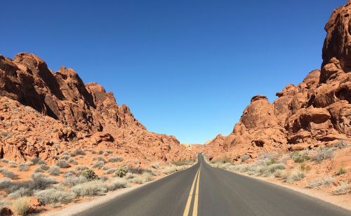 Nevada, Kelias, Raudonas Kalnas, Nacionalinis Parkas, Jungtinės Valstijos