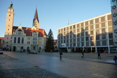 Naujas, Senas, Miesto Rotušė, Senas Namas, Pastatas, Architektūra Ingolstadt