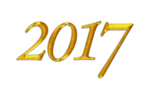Naujieji Metai, 2017, Metai, Naujas, Auksas, Kalendorius, Data, Auksinis