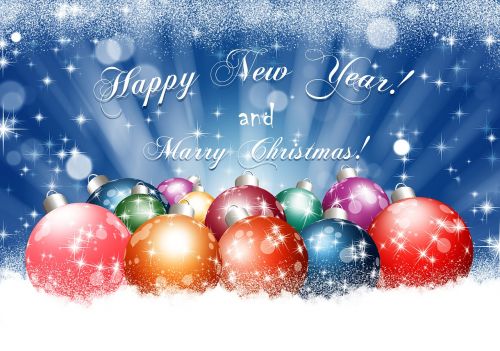 Naujieji Metai, Kalėdos, Šventė, Atvirukas, Fonas, Rutuliai, Apdaila, Blizgantis, Pasveikinimas, Piešimas, Dizainas, Žiema, Sniegas, Snaigės, Grožis, Džiaugsmas, Nuotaika