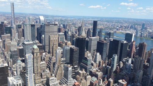 Niujorkas, Panorama, Dangoraižiai, Niujorkas, Aukštumas