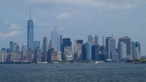 Niujorkas, Panorama, Niujorkas, Dangoraižiai, United Amsterdam, Dangoraižis, Usa, Ny, Nyc, Didelis Obuolys