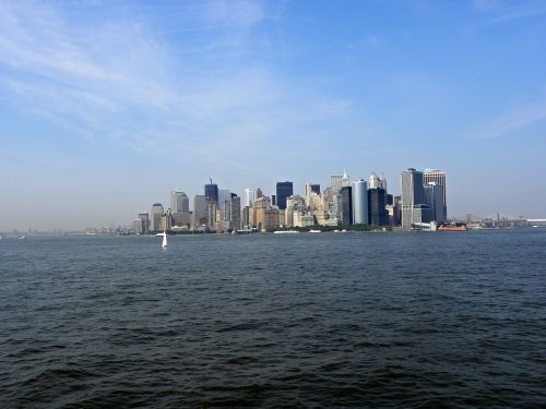 Niujorkas, Panoraminis Vaizdas, Manhatanas, Panorama, Miestas, Jungtinės Valstijos, Nyc, Vaizdas