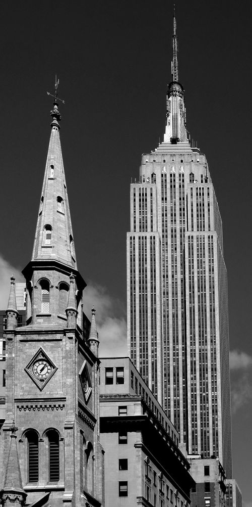 Niujorkas, Ny, Jungtinės Valstijos, Architektūra, Centro, Fotografija Miesto, Dangoraižis