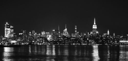 Niujorkas, Panorama, New York City Skyline, Niujorkas, Manhatanas, Dangoraižis, Nyc Skyline, Manhattan Skyline, Miesto Panorama, Metropolis, Panorama, Architektūra, New York Night
