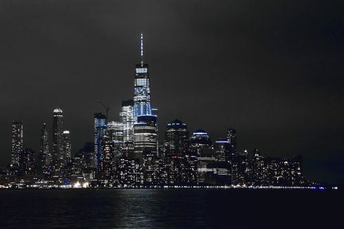 Niujorkas, Panorama, Niujorkas, New York Skyline, Manhatanas, Dangoraižis, Metropolis, Nyc Skyline, Miesto Panorama, Architektūra, Miesto Panorama, Twilight