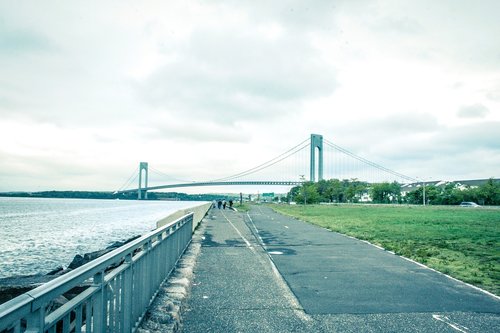 Niujorkas,  Tiltas,  Architektūra,  Žymus Objektas,  Upė,  Miesto