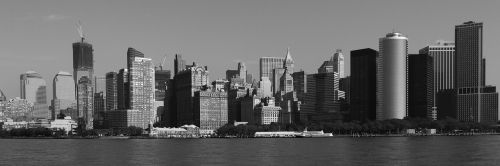Niujorkas, Miestas, Panorama, Manhatanas, Miesto Panorama, Upė, Amerikietis, Verslas