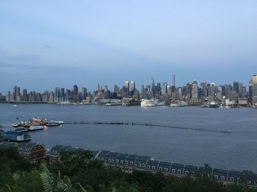 Niujorkas, Panorama, Didelis Miestas, Vanduo, Vaizdas, Miesto Panorama