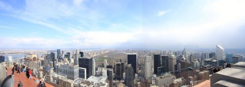 Niujorkas, Panorama, New York City Skyline, Nyc, Vaizdas, Miesto Panorama
