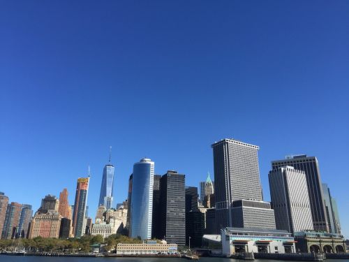 Niujorkas, Usa, Miestas, Manhatanas, New York City Skyline, Panorama, New York Skyline