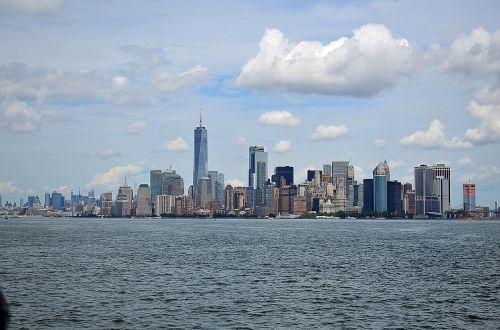 Niujorkas, Panorama, Manhatanas, Dangoraižis, Panorama