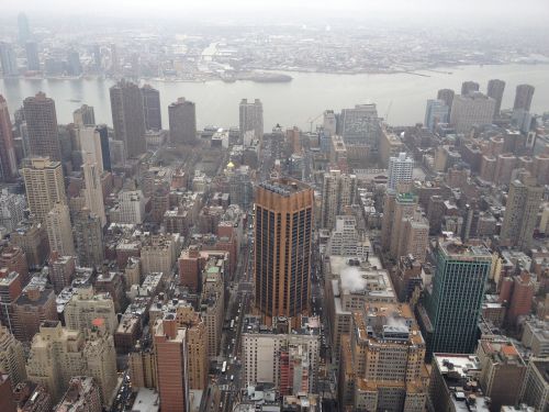 Niujorkas, Nyc, New York City Skyline, Panorama, Miesto Panorama, Dangoraižis, Centro