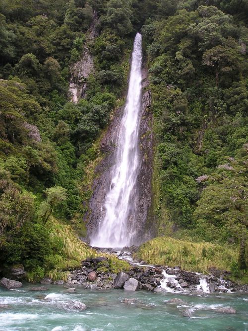 Naujoji Zelandija, Krioklys, Gamta, Kraštovaizdis