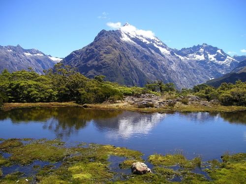 Naujoji Zelandija, Kalnai, Ežeras, Kiauras, Pietų Sala
