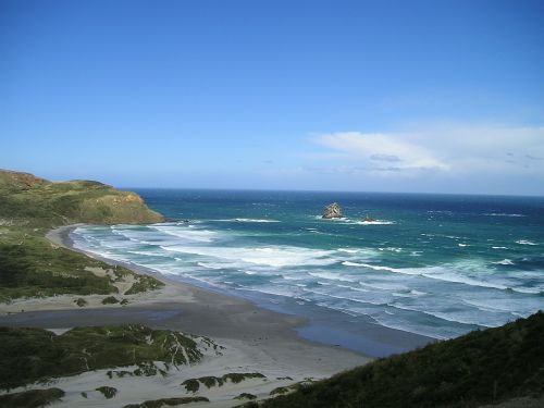 Naujoji Zelandija, Jūra, Gamta, Papludimys, Banga