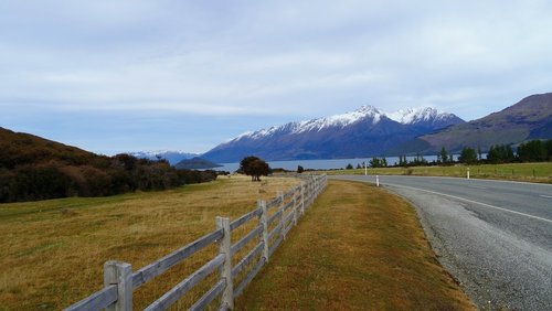 Naujoji Zelandija,  Kelionė,  Kelių,  Kraštovaizdis,  Turizmas,  Kalnai,  Keliautojas