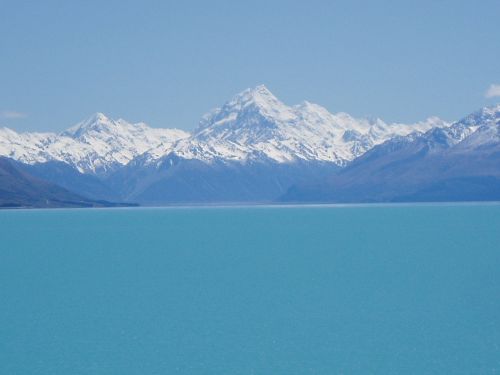 Naujoji Zelandija, Pietų Sala, Ežeras Tekapo