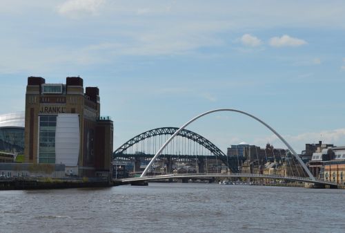 Newcastle, Newcastle Upon Tyne, Tūkstantmečio Tiltas, Newcastle Tiltai, Upė Tyne, Baltiškas, Tyne Tiltas, Newcastle Prieplauka