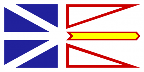 Newfoundland, Ir Labradoras, Vėliava, Kanada, Provincija, Nemokama Vektorinė Grafika
