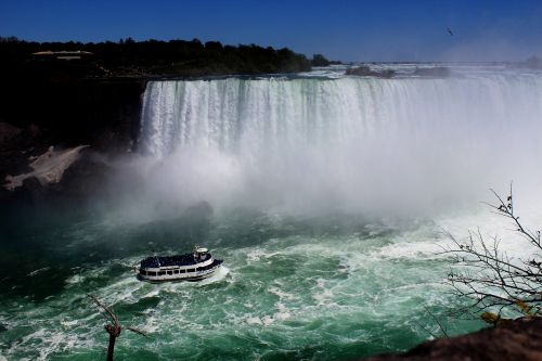 Niagara, Kanada, Savybės, Niagaros Krioklys, Laivas, Dangus, Vanduo, Kritimo