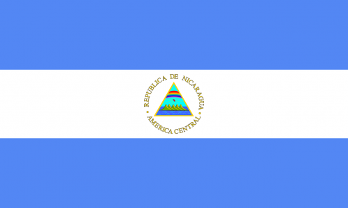 Nikaragva, Vėliava, Simbolis, Šalis, Tauta, Nicaraguan, Į Pietus, Amerikietis, Nemokama Vektorinė Grafika