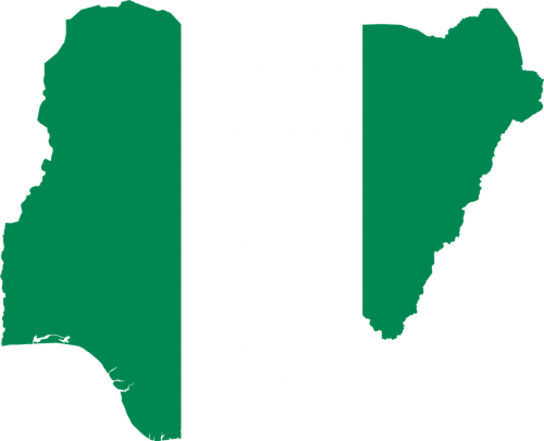Nigerija, Vėliava, Žemėlapis, Geografija, Kontūrai, Afrika, Šalis, Tauta, Sienos, Svg, Figūra, Nemokama Vektorinė Grafika