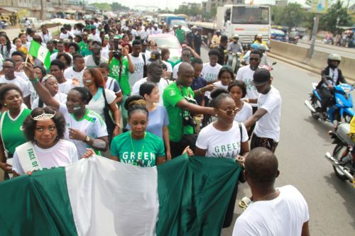 Nigerija, Žalia Vaikščioti, Nepriklausomumas, Žmonės, Minios, Protestas
